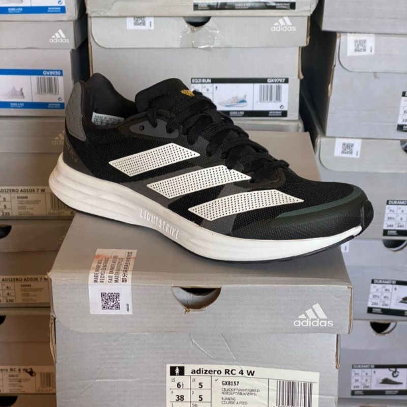 Adidas Adizero RC 4 Black White GX8157 Women's Shoes Original