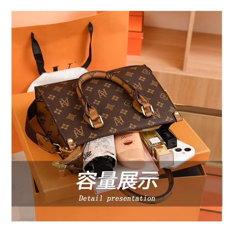 BJ60740 - BROWN/COFFEE/WHITE - TAS HANDBAG SLEMPANG WANITA FASHION KOREA CHINA IMPORT MODIS ELEGAN TERMURAH TERLARIS TERBARU BAGSTORE JAKARTA TAS BATAM ZC0740