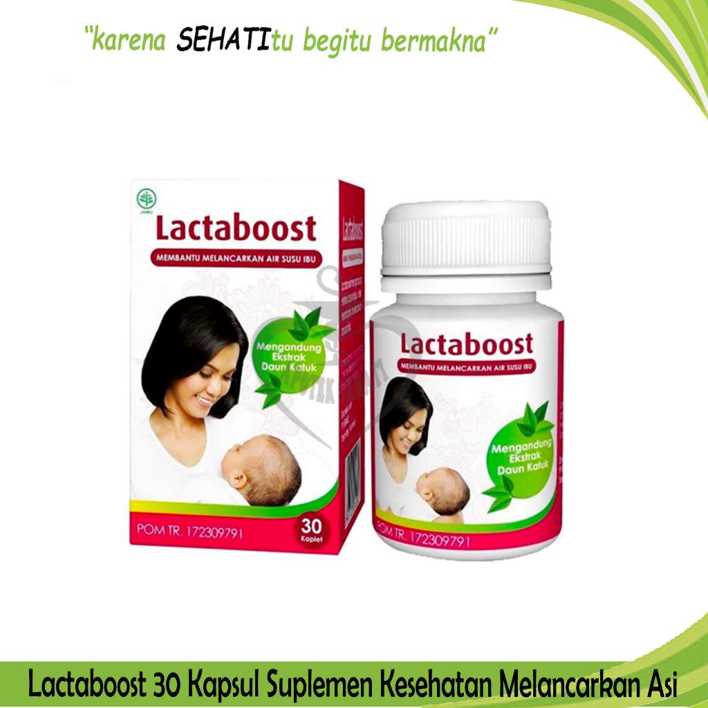 Lactaboost 30 Kaplet  Vitamin Pelancar Asi untuk Ibu Menyusui