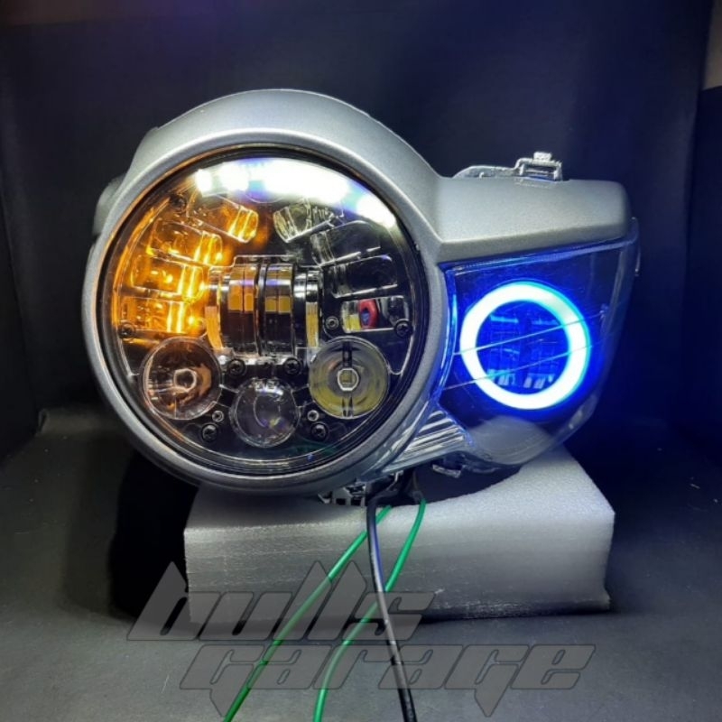 LAMPU TIGER PECE SET DAYMAKER 16LED 5,75 INCH SET DAYMAKER MINI LAMPU TIGER CUSTOM