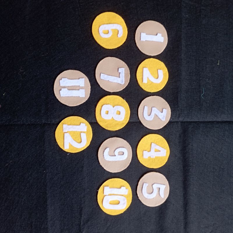 angka flanel/huruf flanel