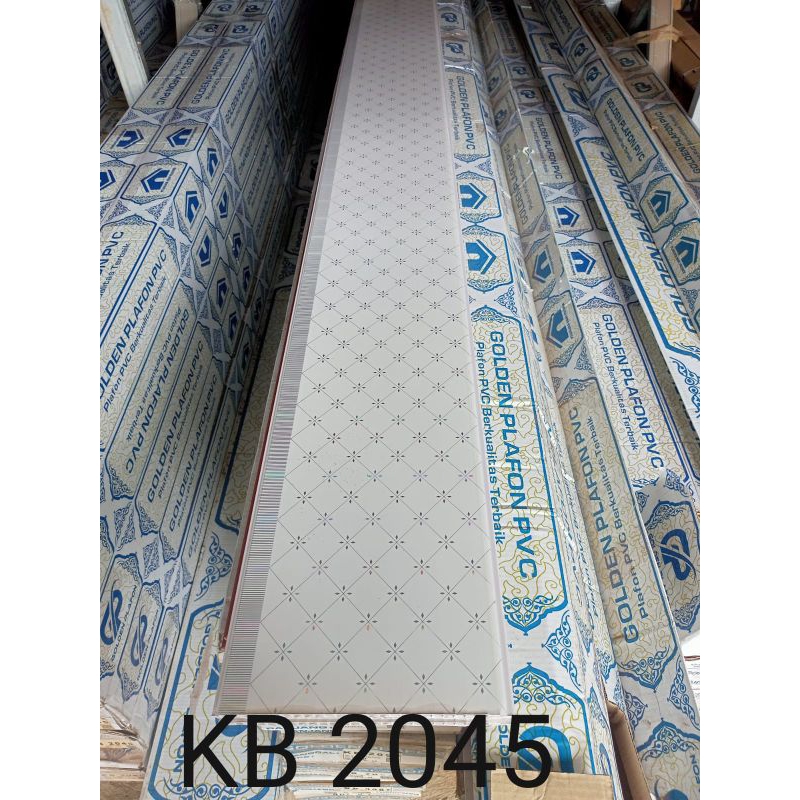 Plafon PVC Merk Golden KB 2045 Atap Rumah Tahan Lama Awet Anti Air Modern Minimalis