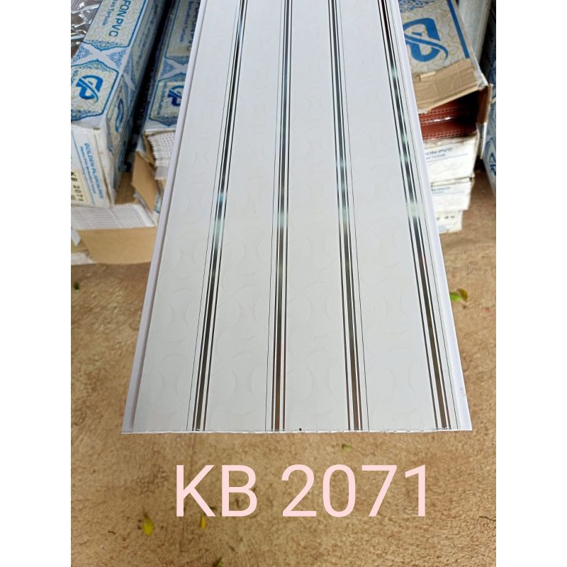 Plafon PVC Merk Golden KB 2071 Atap Rumah Modern Minimalis Tahan Api Anti Rayap