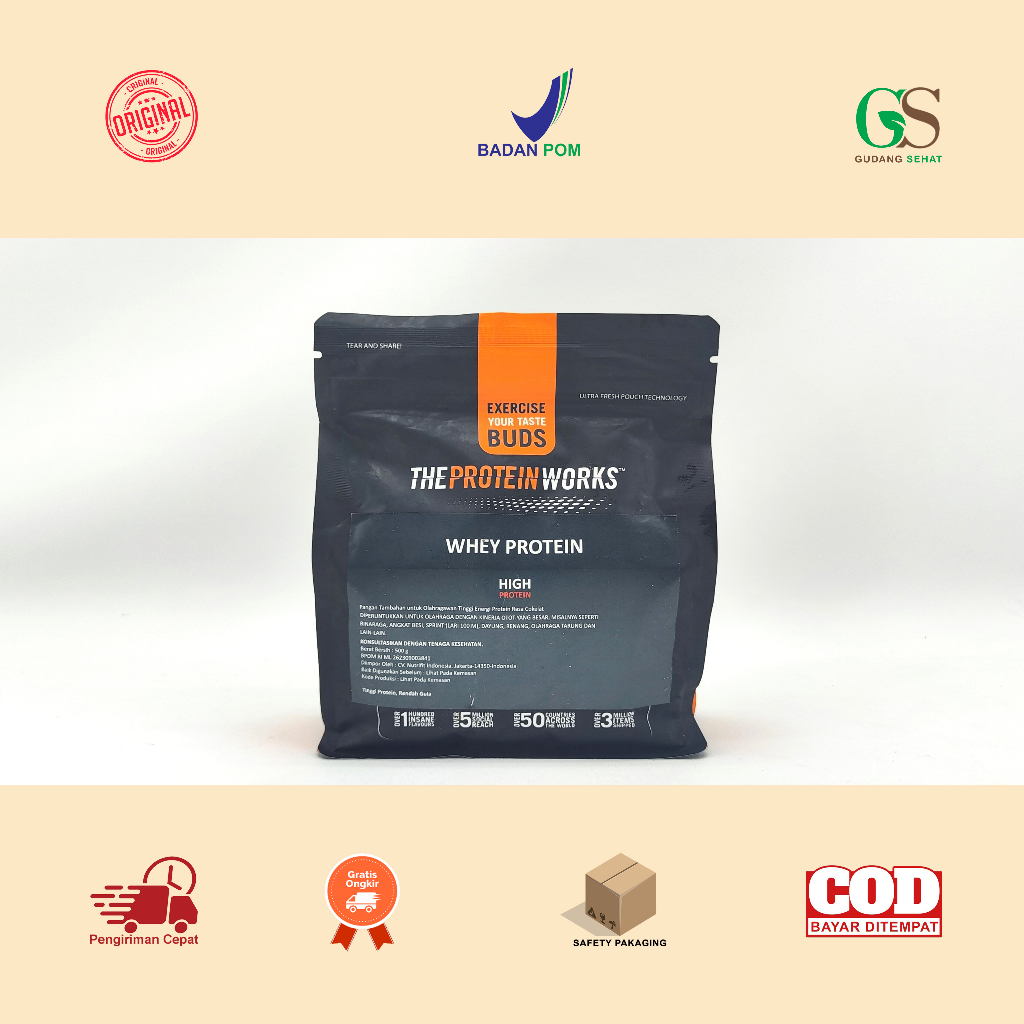 Manado The Protein Works Whey Protein Concentrate 80 500 Gram