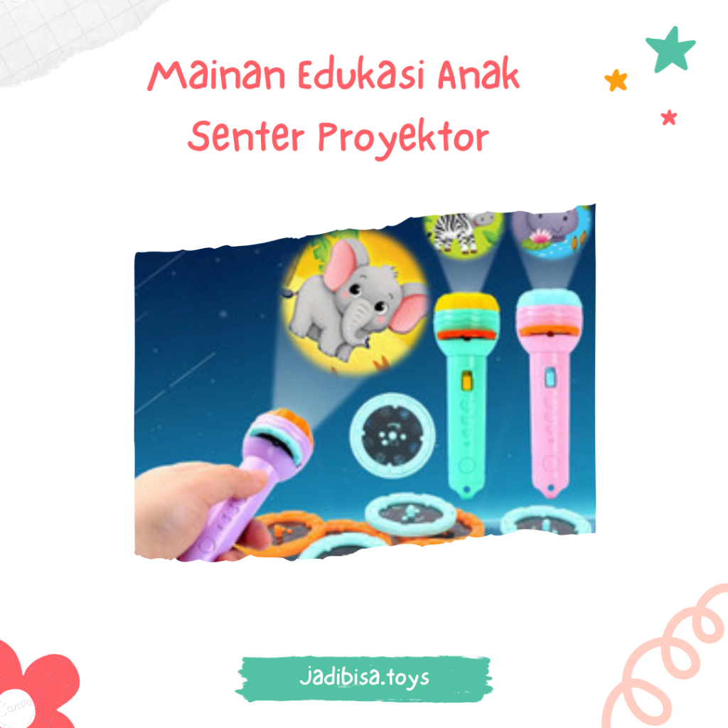 Mainan Edukasi Anak Senter Proyektor