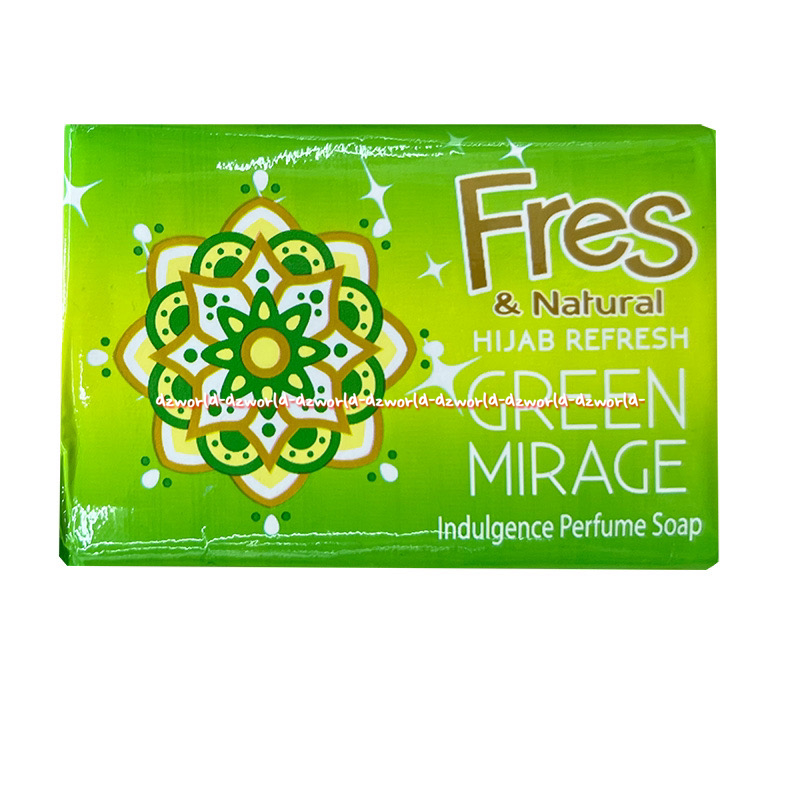 Fres &amp; Natural 76gr Hijab Refreshing Cotton Dreams Green Mirage Berry Macaron Fress Fresh Sabun Mandi Batang Batangan Perfume Soap Bar