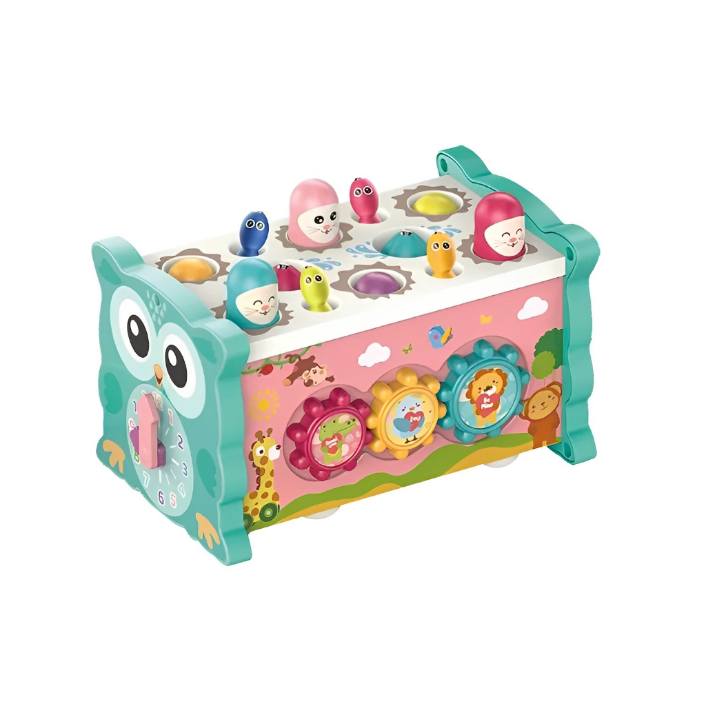 Magic Box 6in1 Multifungsi | Mainan Edukasi Anak 2-3-4-5-6-7 Tahun Laki Laki Perempuan 2023 Memancing Pukul Kayu