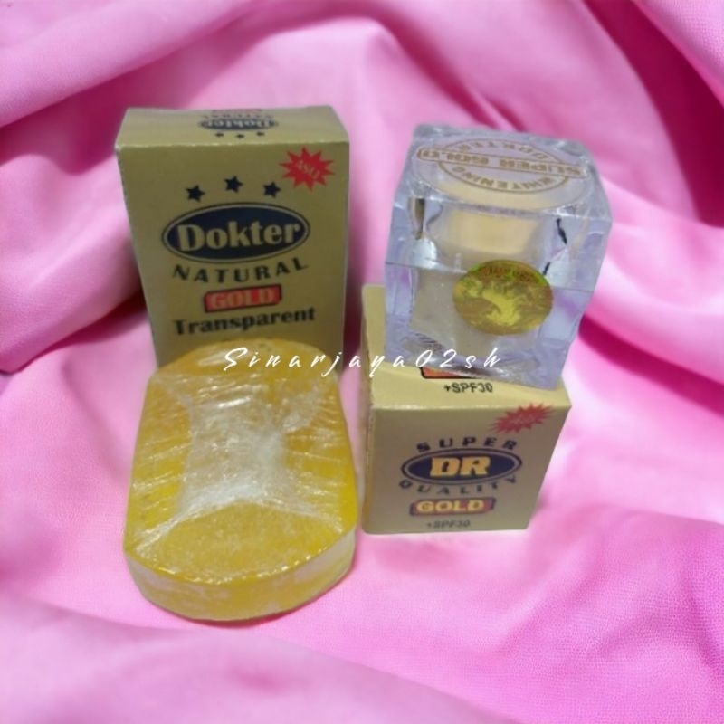 CREAM DR GOLD timbul + Sabun DOKTER GOLD DUS 60grm WHITENING CREM DR GOLD HOLO KUDA