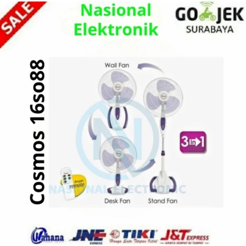 Kipas Angin Cosmos 16SO88/Kipas Angin Cosmos 3in1/Kipas Cosmos 16-SO88