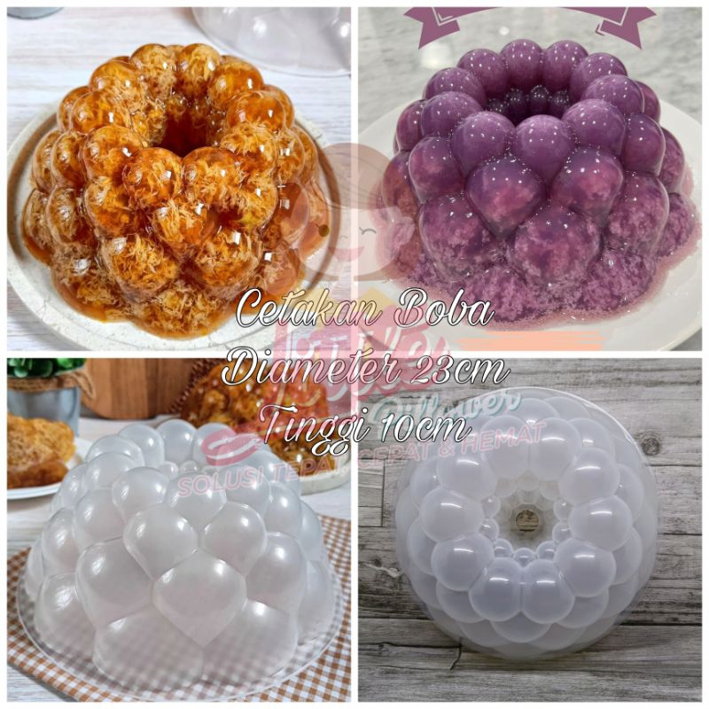 (BOBA) Cetakan Boba Jumbo - Cetakan Puding Boba - Cetakan Jelly - Cetakan Bolu Kukus