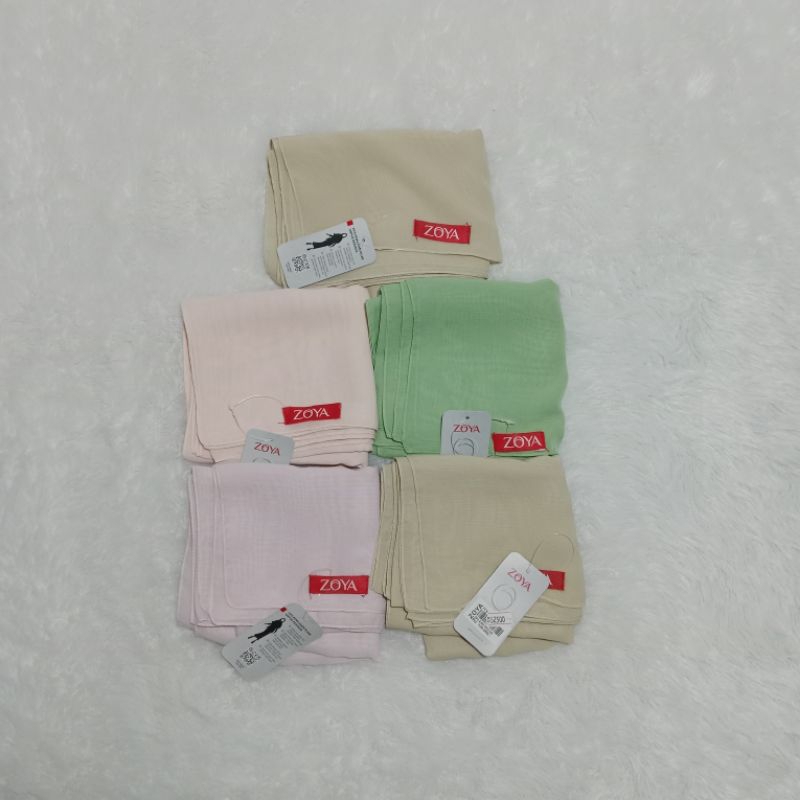 Hijab Segi Empat Zoya polos