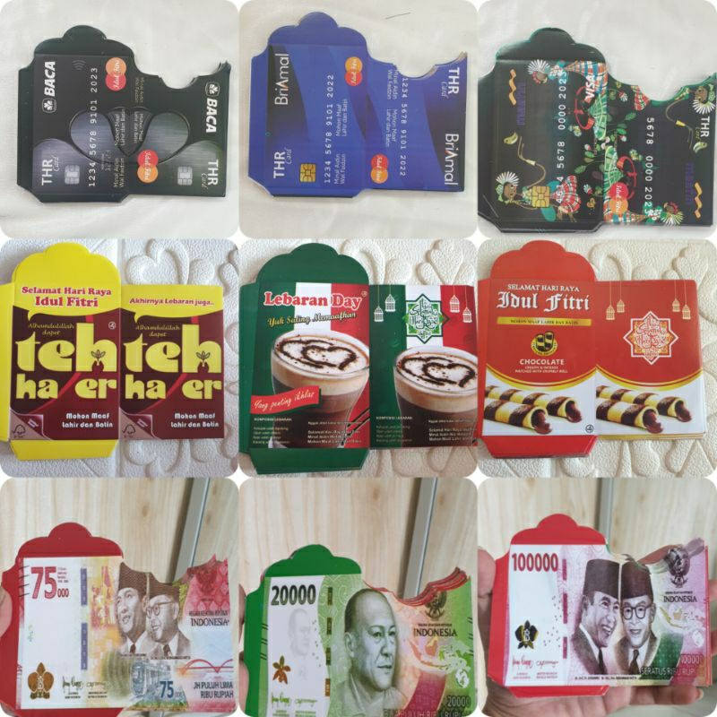

AMPLOP LEBARAN SNACK ATM , UANG MURAH isi 100pcs