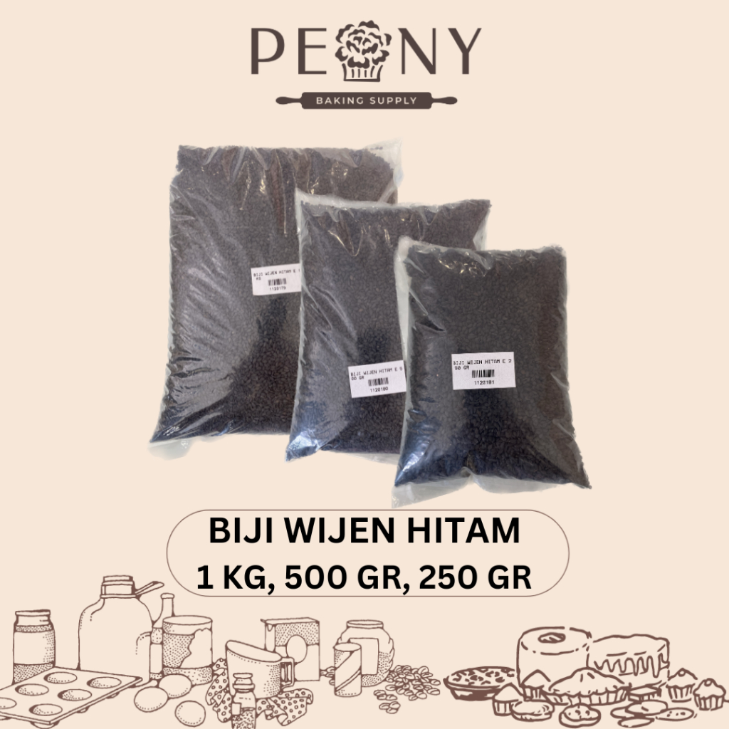 BIJI WIJEN HITAM 1 KG, 500 GR, 250 GR