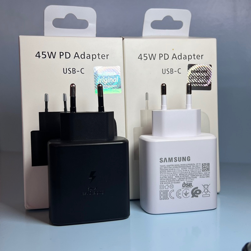 Adaptor Samsung 45W Super Fast charging COPOTAN DARI GARANSI RESMI Type C ORIGINAL 100% (ADAPTOR SAJA)