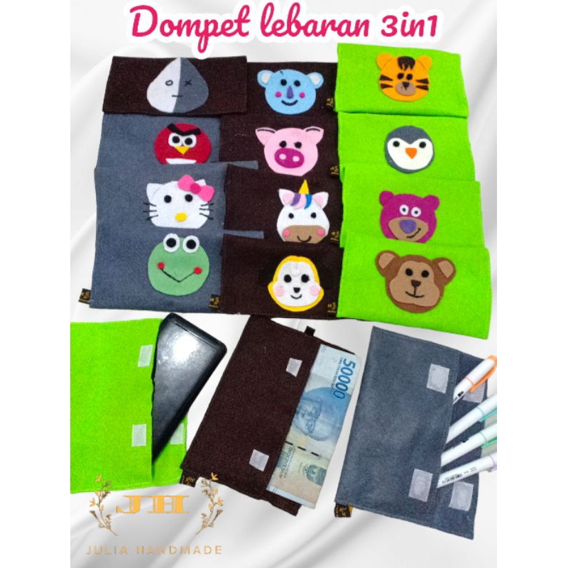 

amplop dompet anak uang pouch serba guna tempat hp angpao amplop lebaran