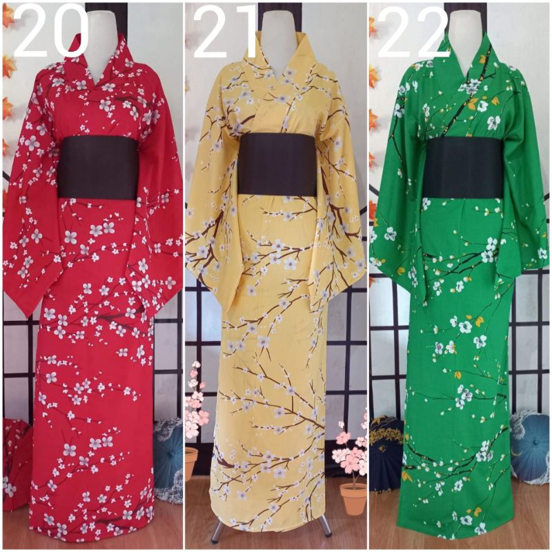 Yukata kimono jepang wanita dewasa size S.M.L.XL