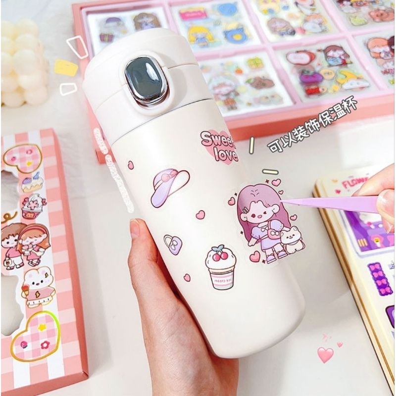 [ULTRATOYS] STICKER AESTHETIC 200 LEMBAR VIRAL MOMO BOX ANTI AIR