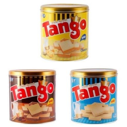 

Wafer Tango Kaleng 350gr Coklat, Vanilla, & Keju - Gratis Packing Aman