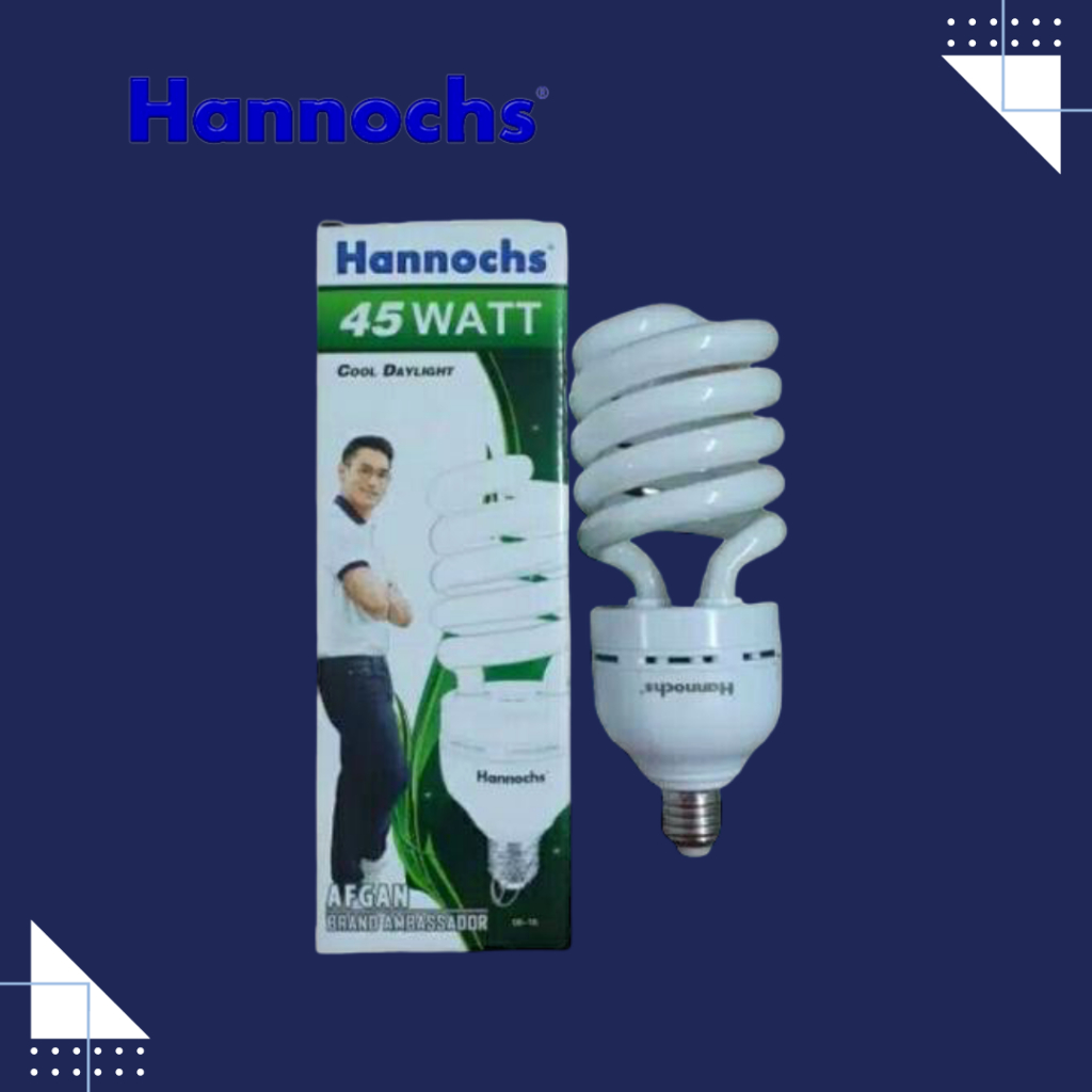 Hannochs Lampu Spiral 45 W 45 Watt
