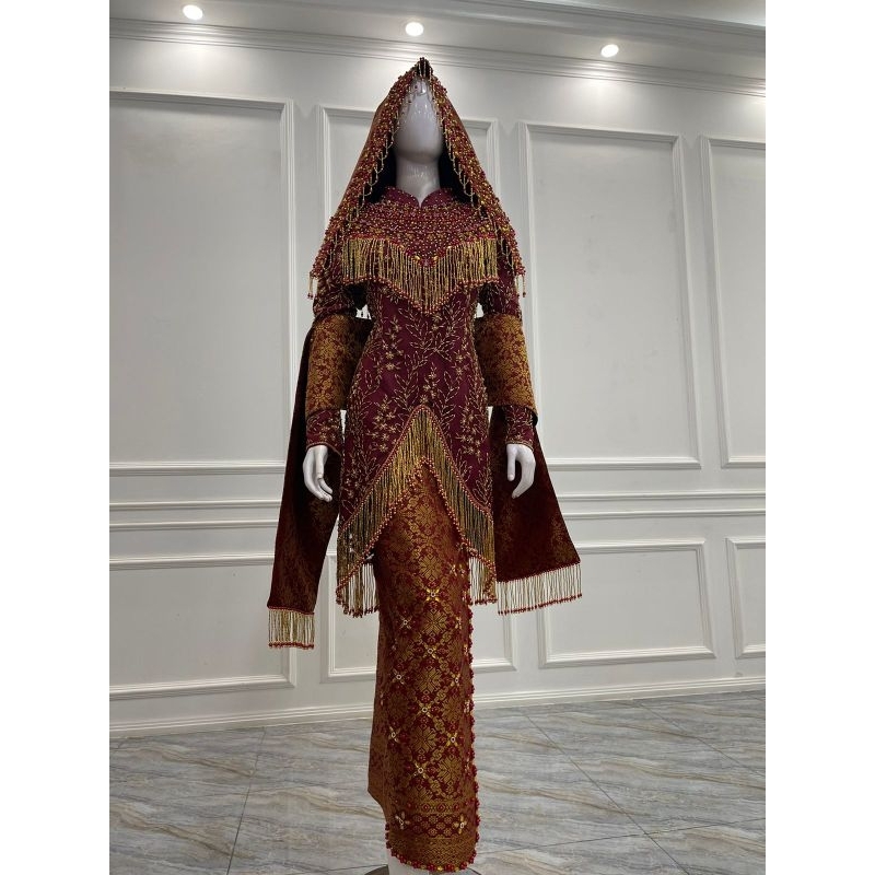 TERBARU SET KOMPLIT KEBAYA PENGANTEN MUSLIMAH MODERN MASA KINI / GAUN  MASA KINI/KEBAYA PENGANTIN TERBRU/KEBAYA AKAD