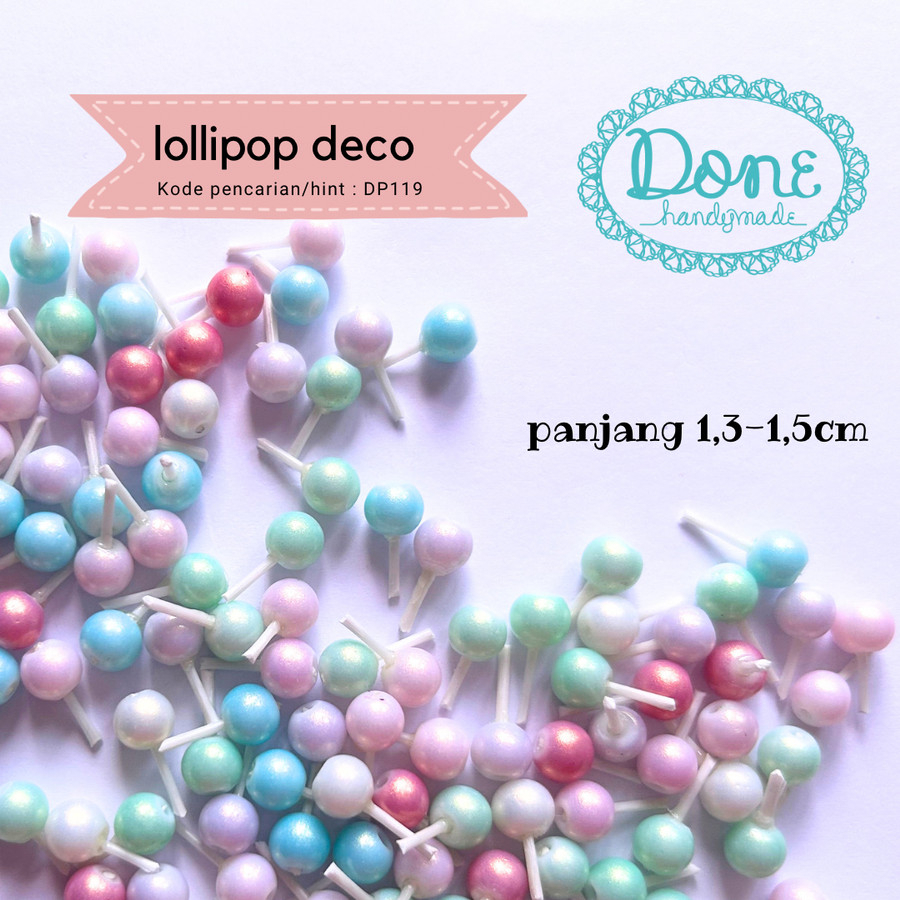 Done handymade deco part candy ball aksesoris handphone dummy DP119