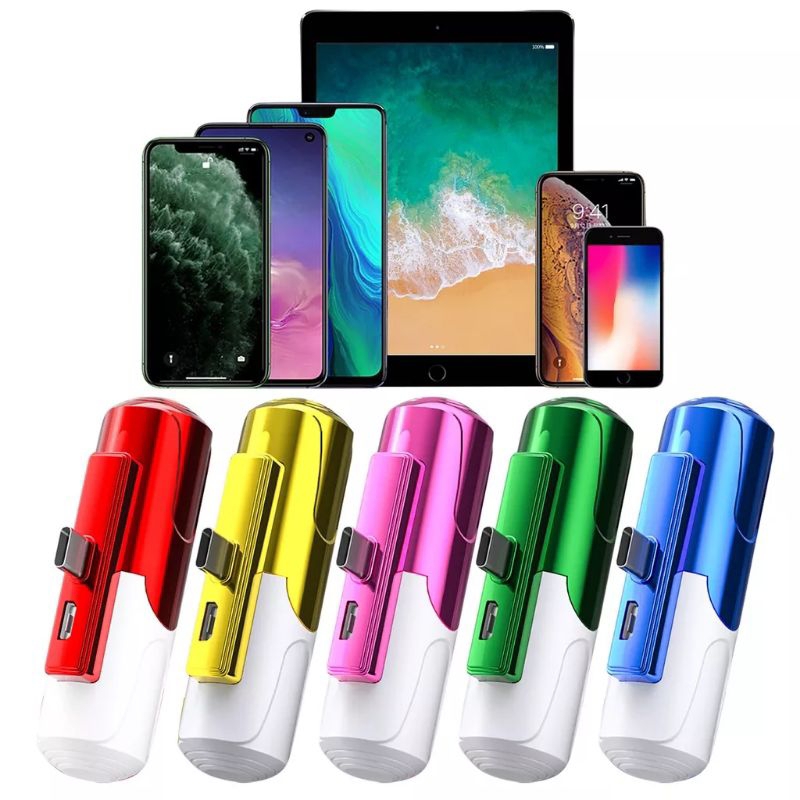 Goojodoq Time Capsule Powerbank 3300mAh Emergency Phone Charger Mini