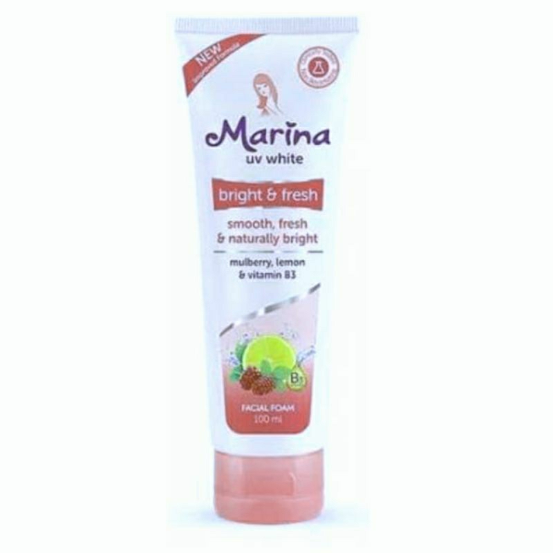 Marina Facial Foam Bright &amp; Fresh 100ml