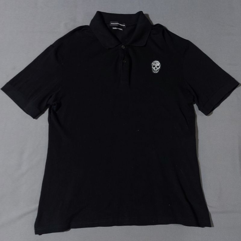 ALEXANDER MCQUEEN SKULL PATCH POLO