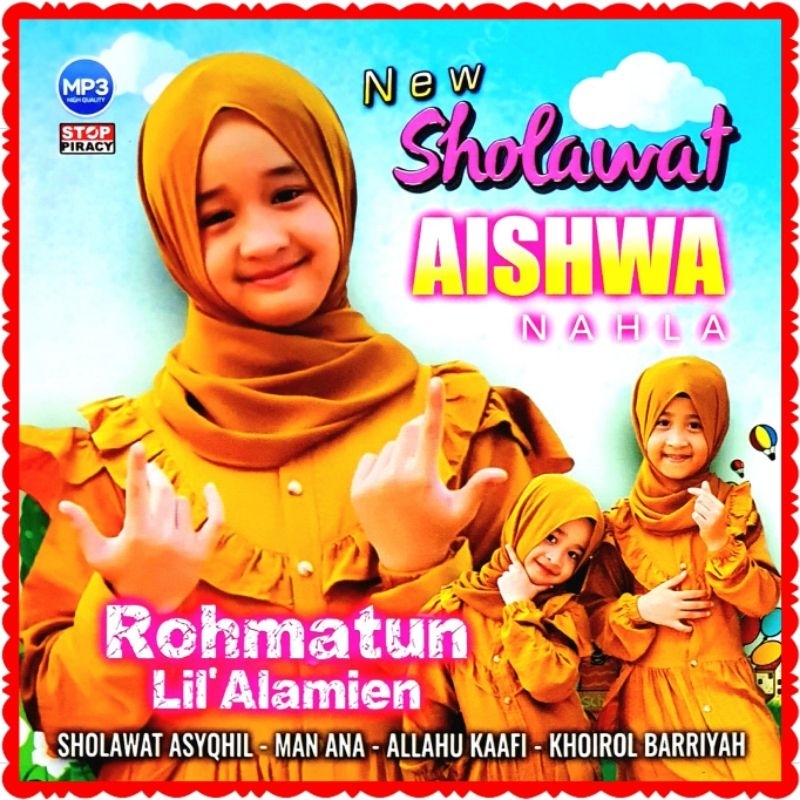 KASET CD MP3 LAGU AISHWA NAHLA DAN LAGU MAHER ZAIN - LAGU SHOLAWAT AISHWA NAHLA-KASET AISHWA NAHLA-K