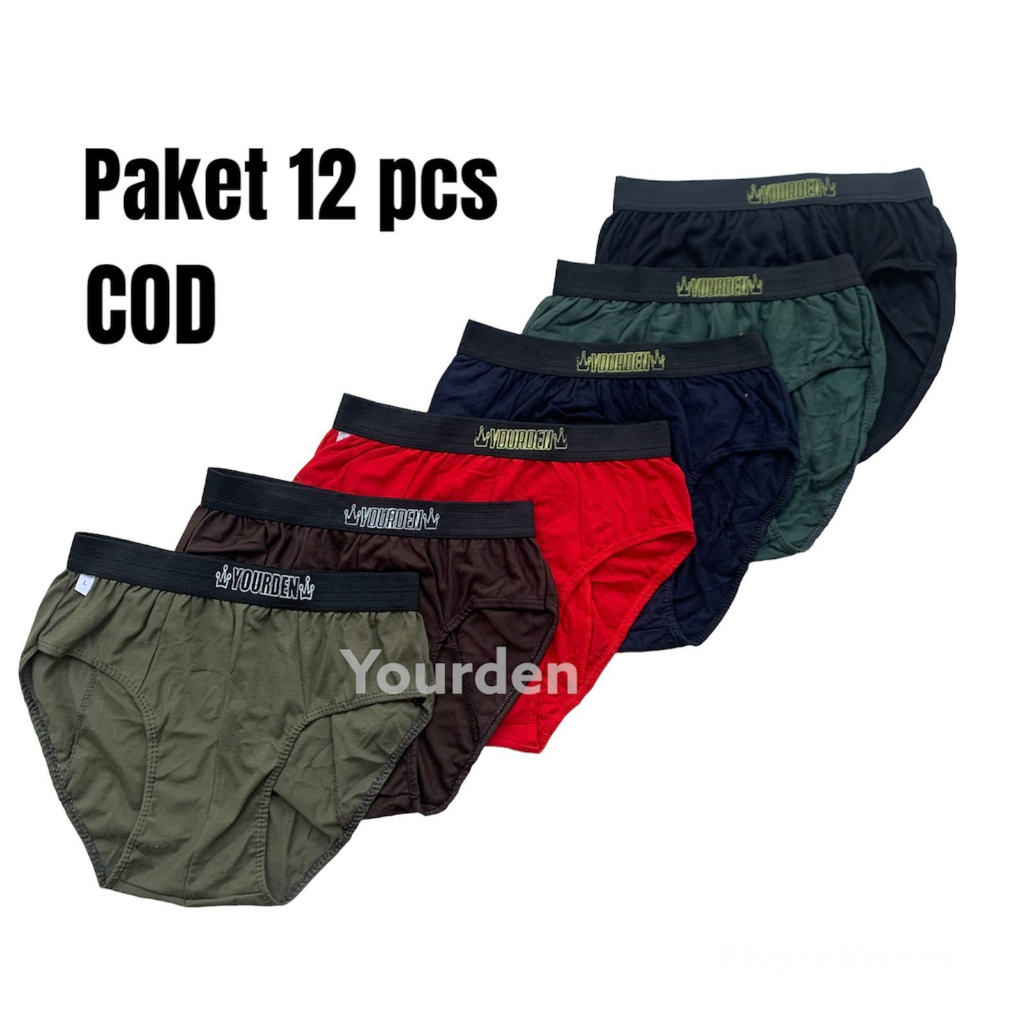 yourden - 12 pcs celana dalam pria dewasa big size