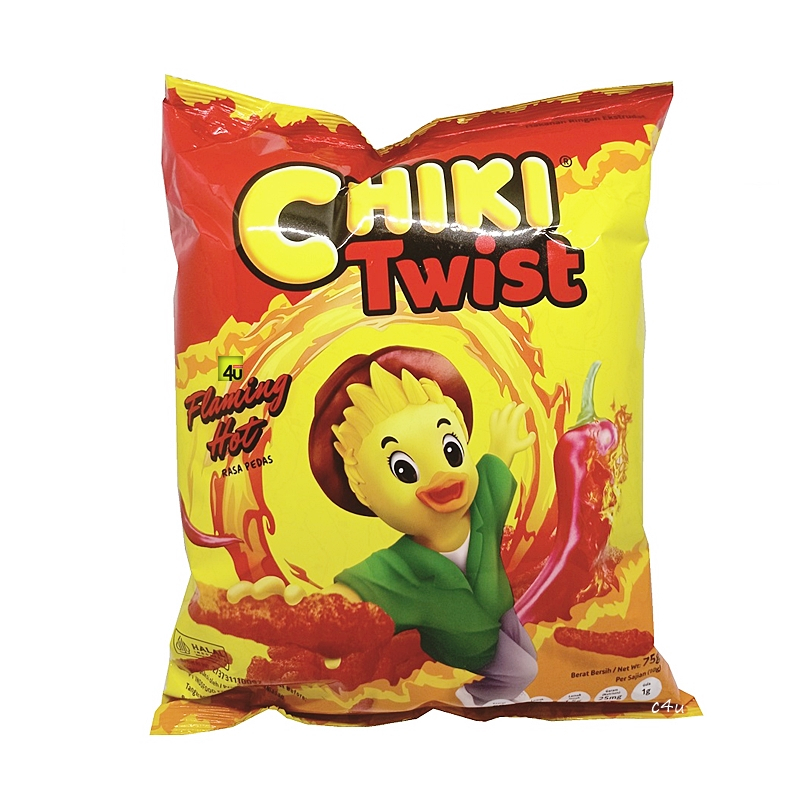 

Chiki Twist Flaming Hot Rasa Pedas 75gr