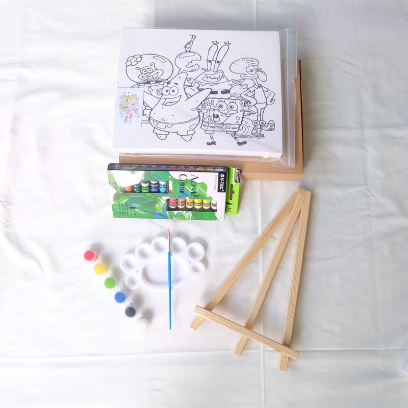 

1 Paket LUKISAN KANVAS PAINTING EXTRA LARGE 22x27cm
