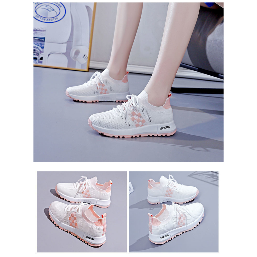 GISF Kalista Sepatu Sneakers Import Fashion Wanita Korea 2023 - Real Pic