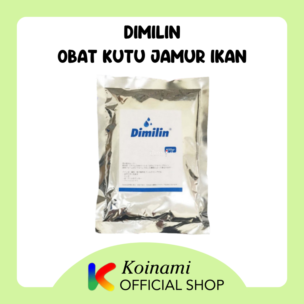 DIMILIN 100 gram OBAT KUTU IKAN / KUTU JARUM IKAN KOI