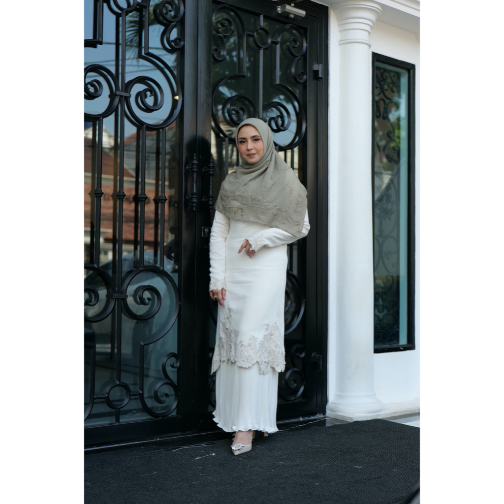 FARA DRESS WHITE - GLASHKA