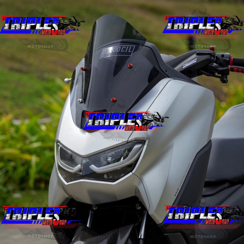 WINDSHIELD VISOR NMAX TDR V2 VISOR TDR V2 NMAX NEW NMAX OLD TEBAL 4MM