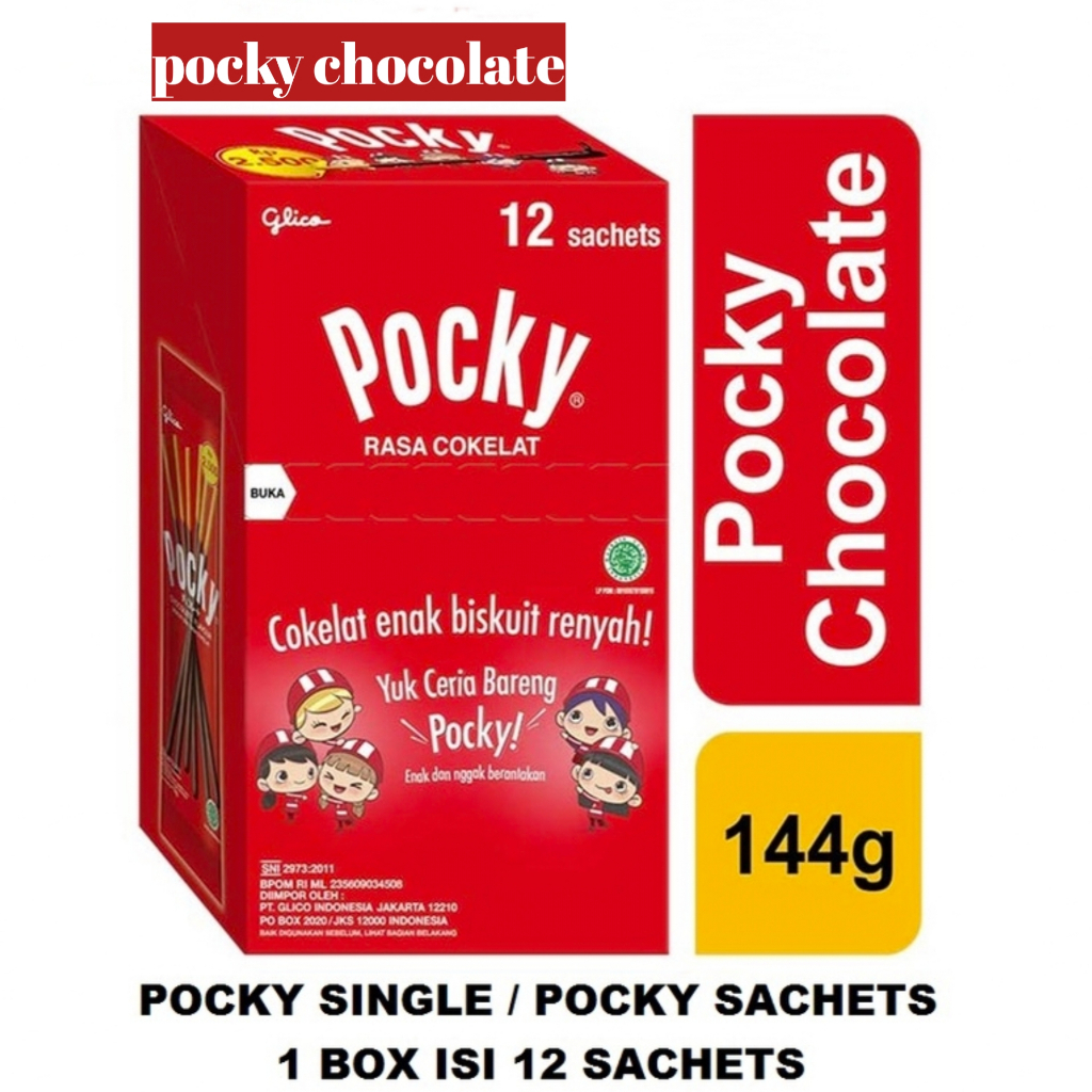 

GLICO POCKY SINGLE PACK CHOCOLATE ( HARGA PER BOX )