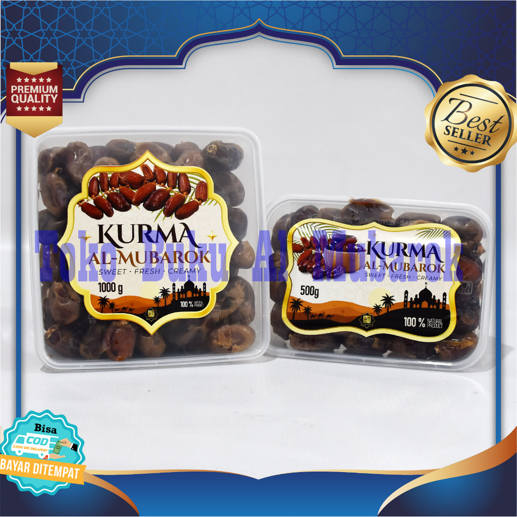 

Kurma Kiloan Oleh Haji Dan Umroh Al Mubarok 500gr Sweet Fresh and Creamy Kering Premium Nabi Palm Fruit Kurma Khalas Al Mubarok Fresh Korma Kholas Almubarok 500 Gram Al-Mubarok Enak Empuk Baru Exp 2024 Natural Emirati Dates