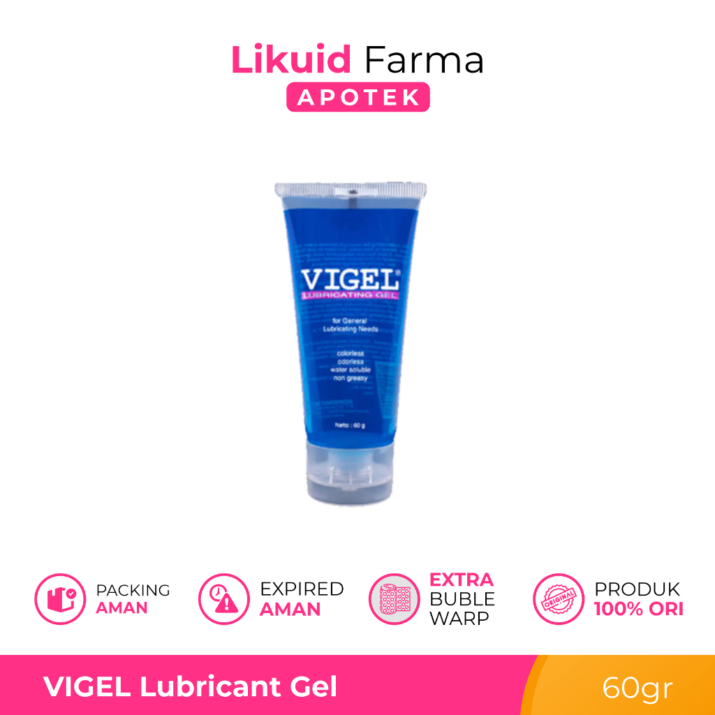 Vigel Lubricating Gel - Pelumas wanita - Pelumas ms v Terbaik Original