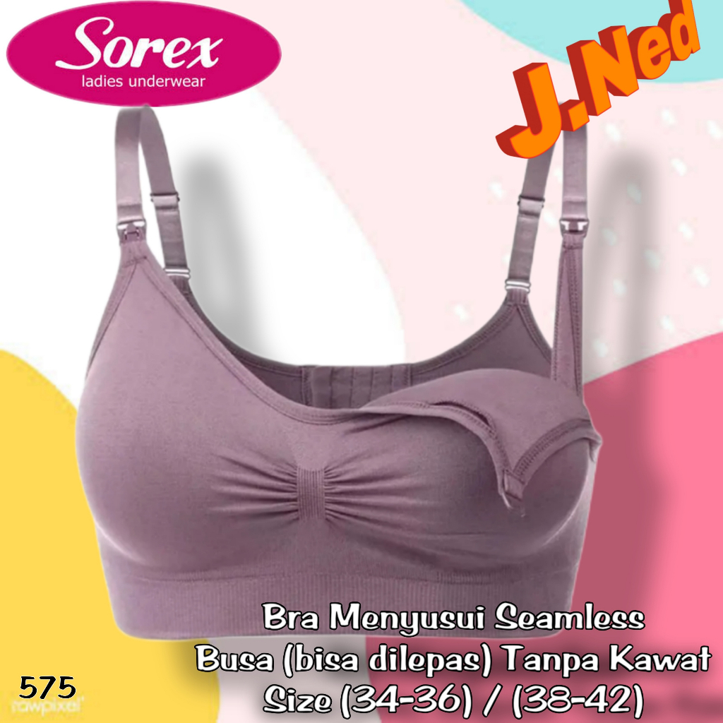 J575 BRA MENYUSUI KANCING DEPAN SOREX 34 - 42