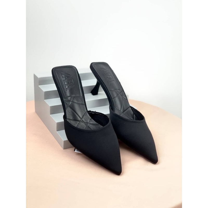 [7.7 Boombastis Sale⚡] - SEPATU WANITA KERJA ZS391 FEMME MULES HEELS PREMIUM IMPORT