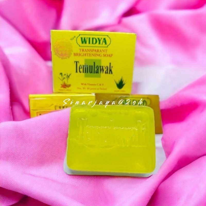 WIDYA Sabun Temulawak Holo Gold Aloevera Transparant Soap - Ecer