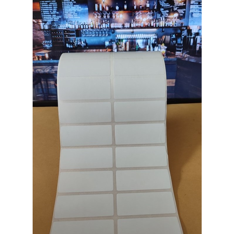 

LABEL PRINTER BARCODE 50X20MM - 50X20 MM - 2 LINE SEMICOATED ISI 4000