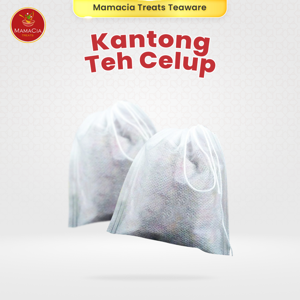 Mamacia Treats Kantong Teh Celup / Kantong Teh Serut / Filter Teh / Saringan Teh