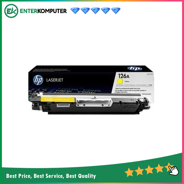 HP Toner 126A Yellow (CE312) For HP Color LaserJet CP1025, CP1025NW