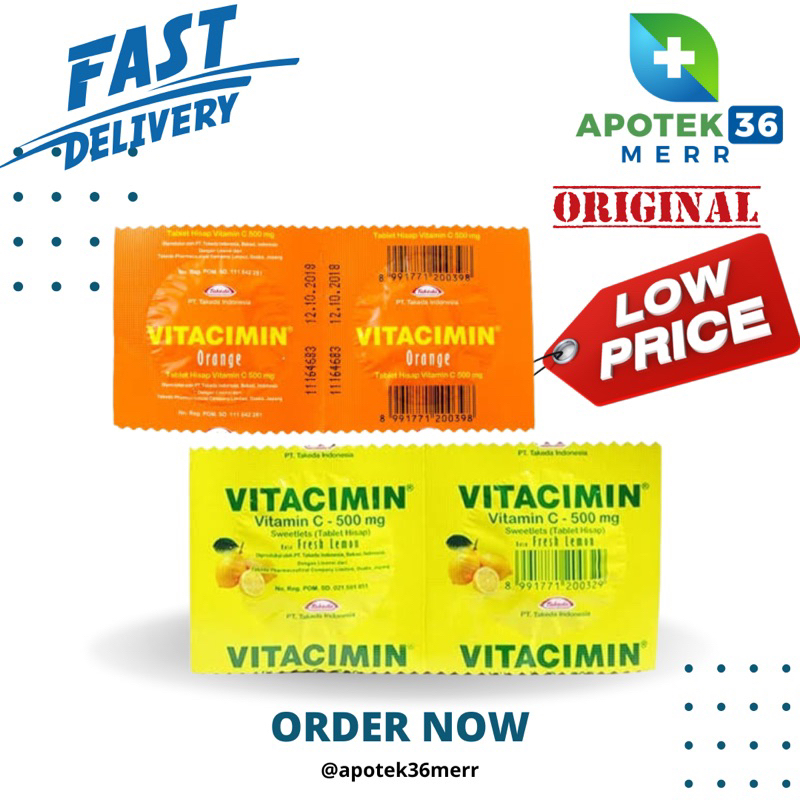 VITACIMIN LEMON ORANGE 2'S/STRIP