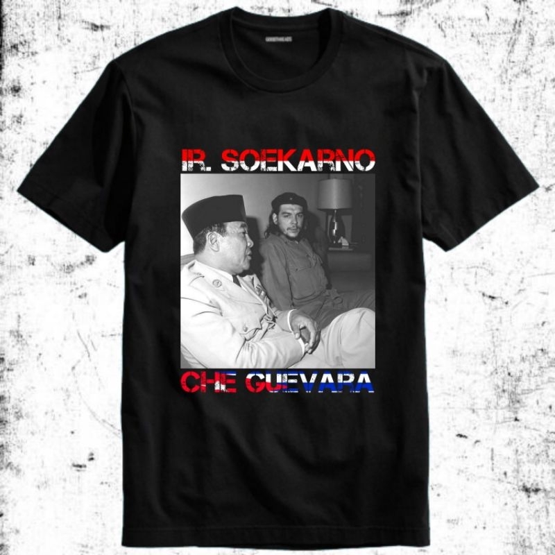 Kaos Baju Tshirt Pria Laki Cowok Cewek Perempuan Unisex Dewasa Tokoh Revolusi Revolution Revolucion 