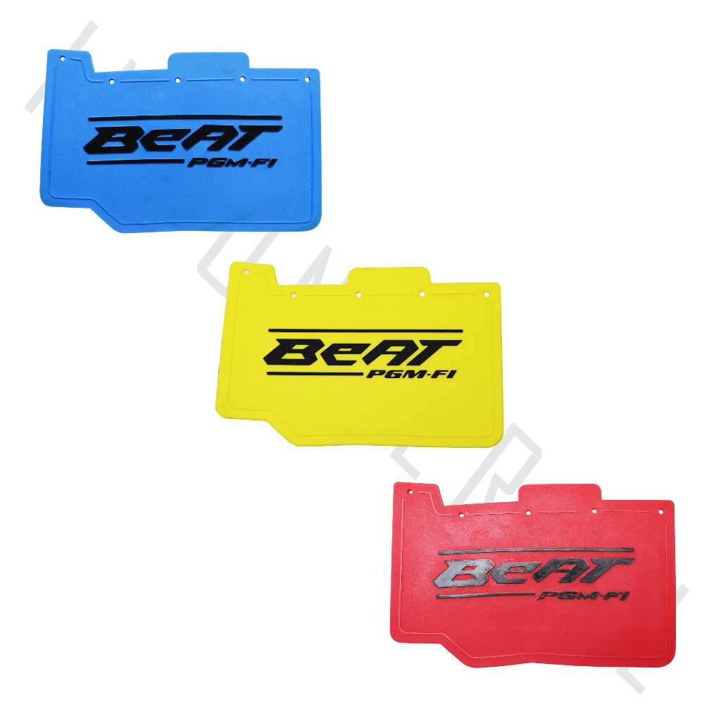 Mudflap-Mud flap-Penahan-Cover Lumpur Kolong-Spakbor Karbon-Carbon Beat FI Lama-Street-New eSP-2013-2019