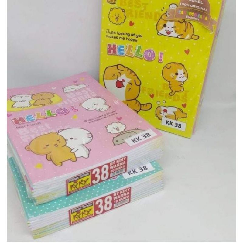 

Buku Tulis KIKY Murah fancy gambar 38 Lembar (ECER/SATUAN)