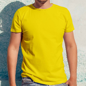 Kaos Polos Kuning Kenari Cotton 30s - Ready Big Size upto 5XL